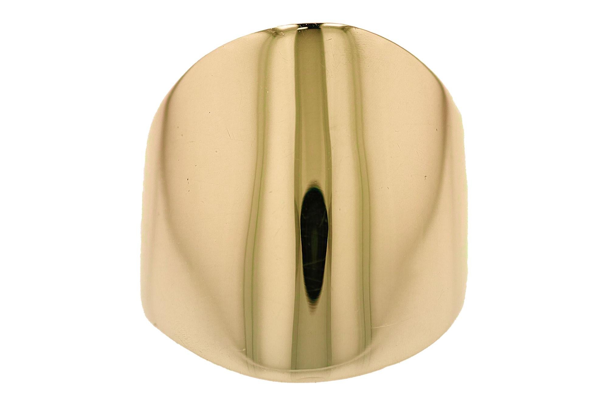 1960er Jahre Vintage 14k Gelbgold Schild Cocktail-Ring im Zustand „Hervorragend“ in Santa Barbara, CA