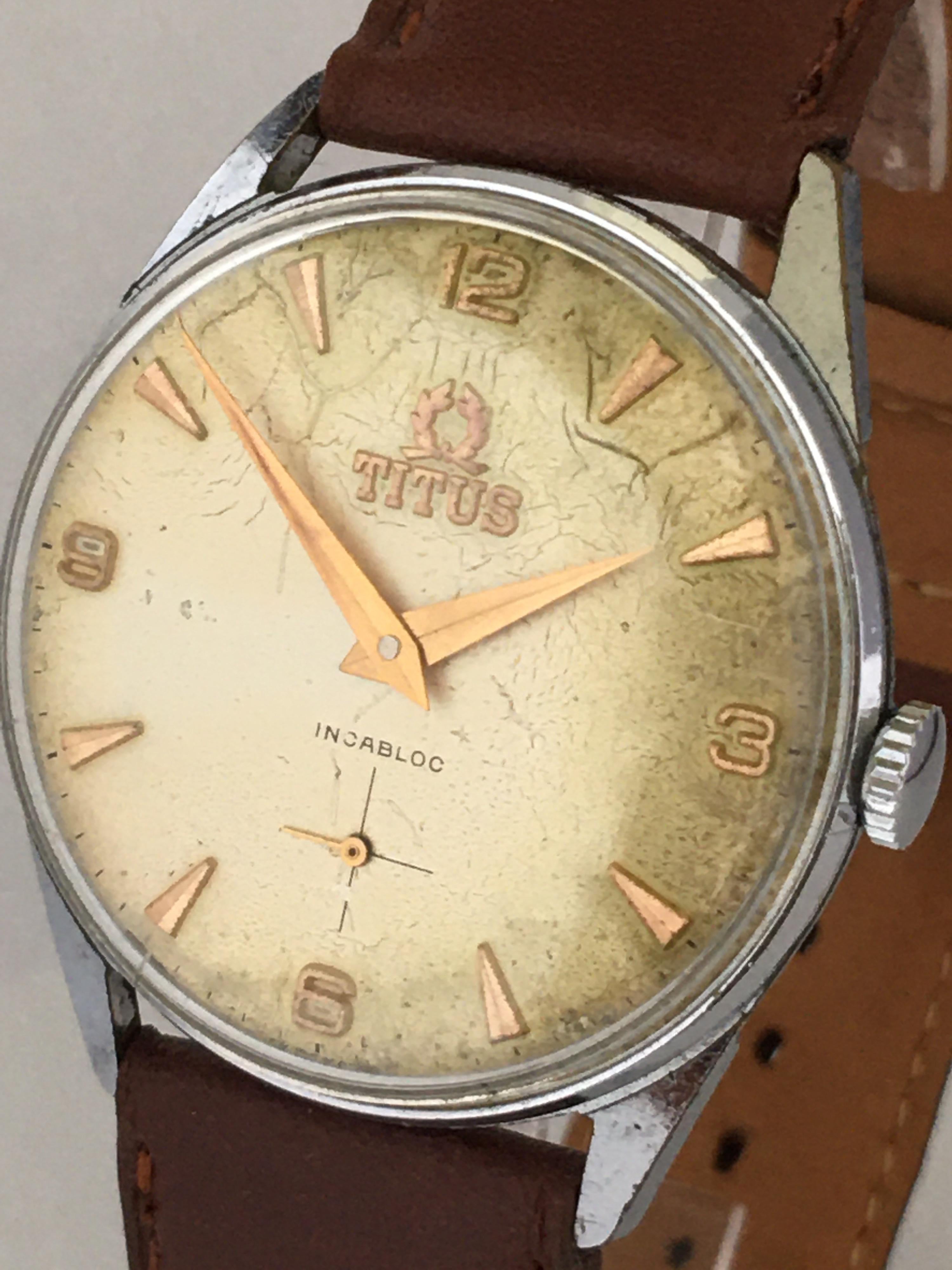 1960s Vintage Solvil Et Titus Genève Watch For Sale 4