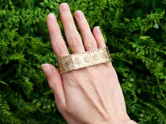 Bracelet vintage en or jaune 9 carats des années 1960