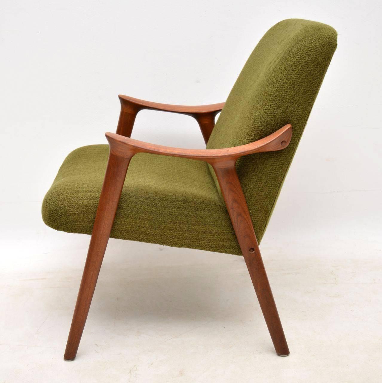 Mid-20th Century 1960s Vintage Afromosia Armchair by Ingmar Relling for Westnofa