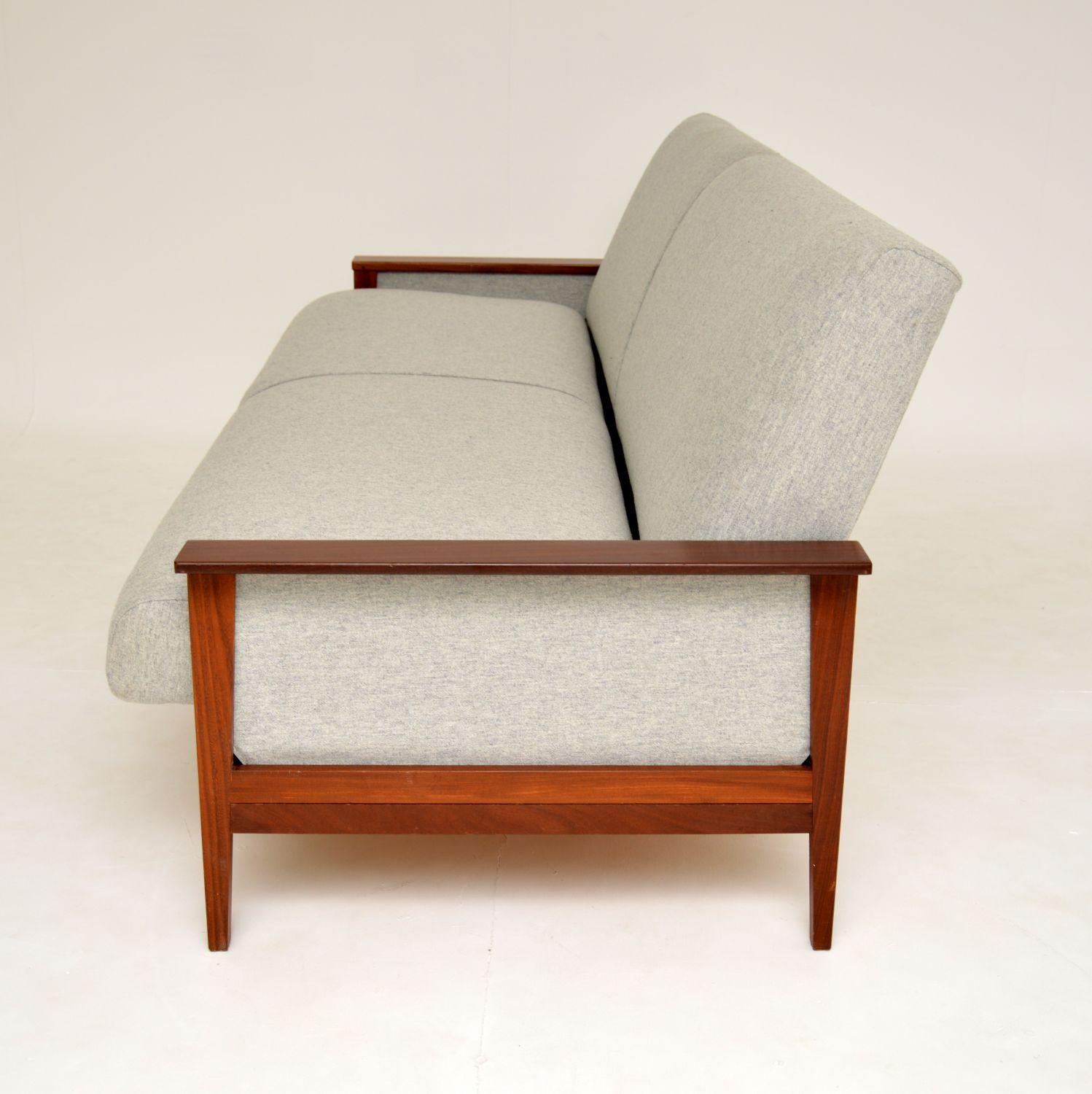 Mid-Century Modern 1960's Vintage Afromosia Sofa Bed by G Plan