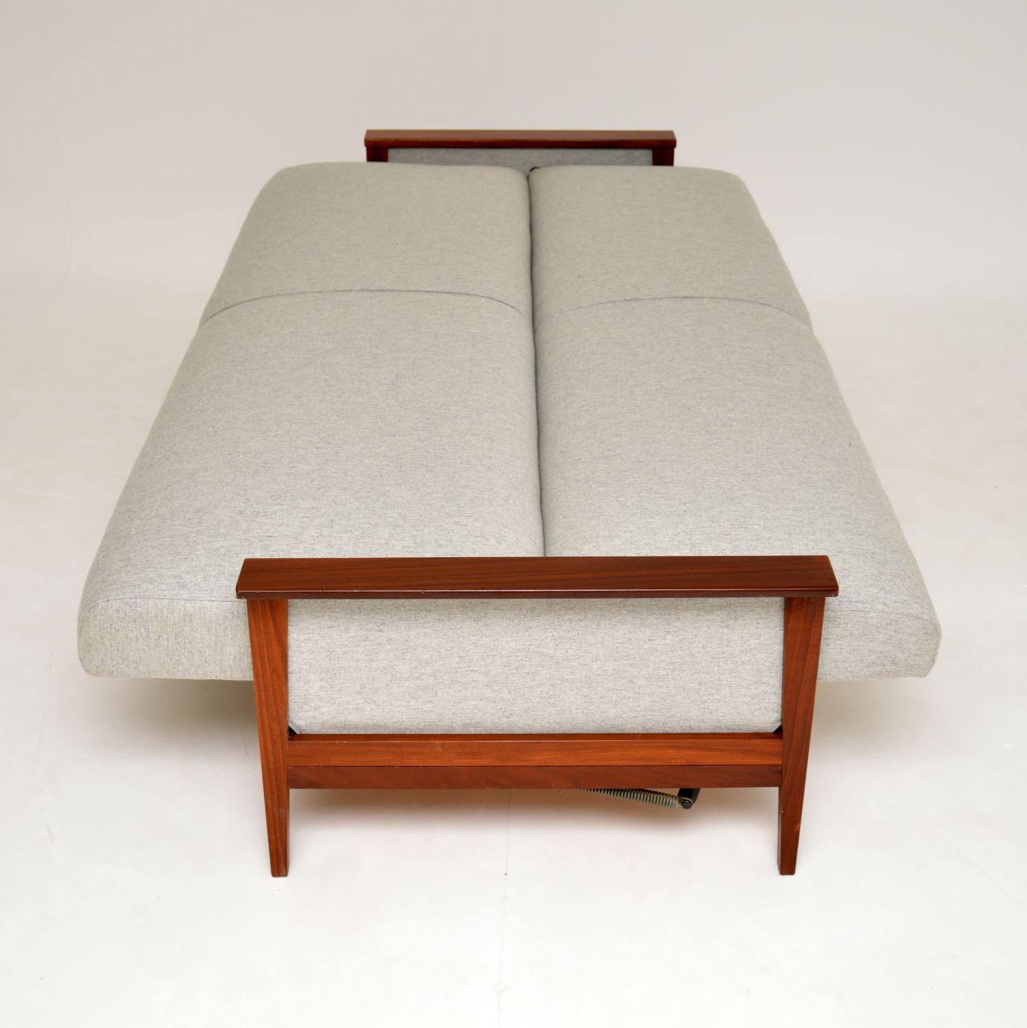 English 1960's Vintage Afromosia Sofa Bed by G Plan