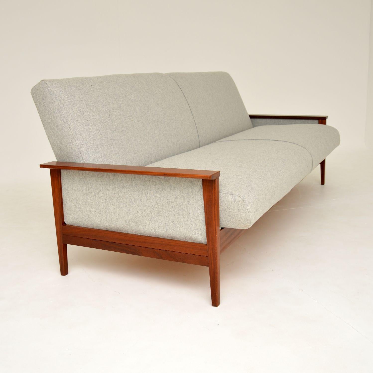 20th Century 1960's Vintage Afromosia Sofa Bed by G Plan
