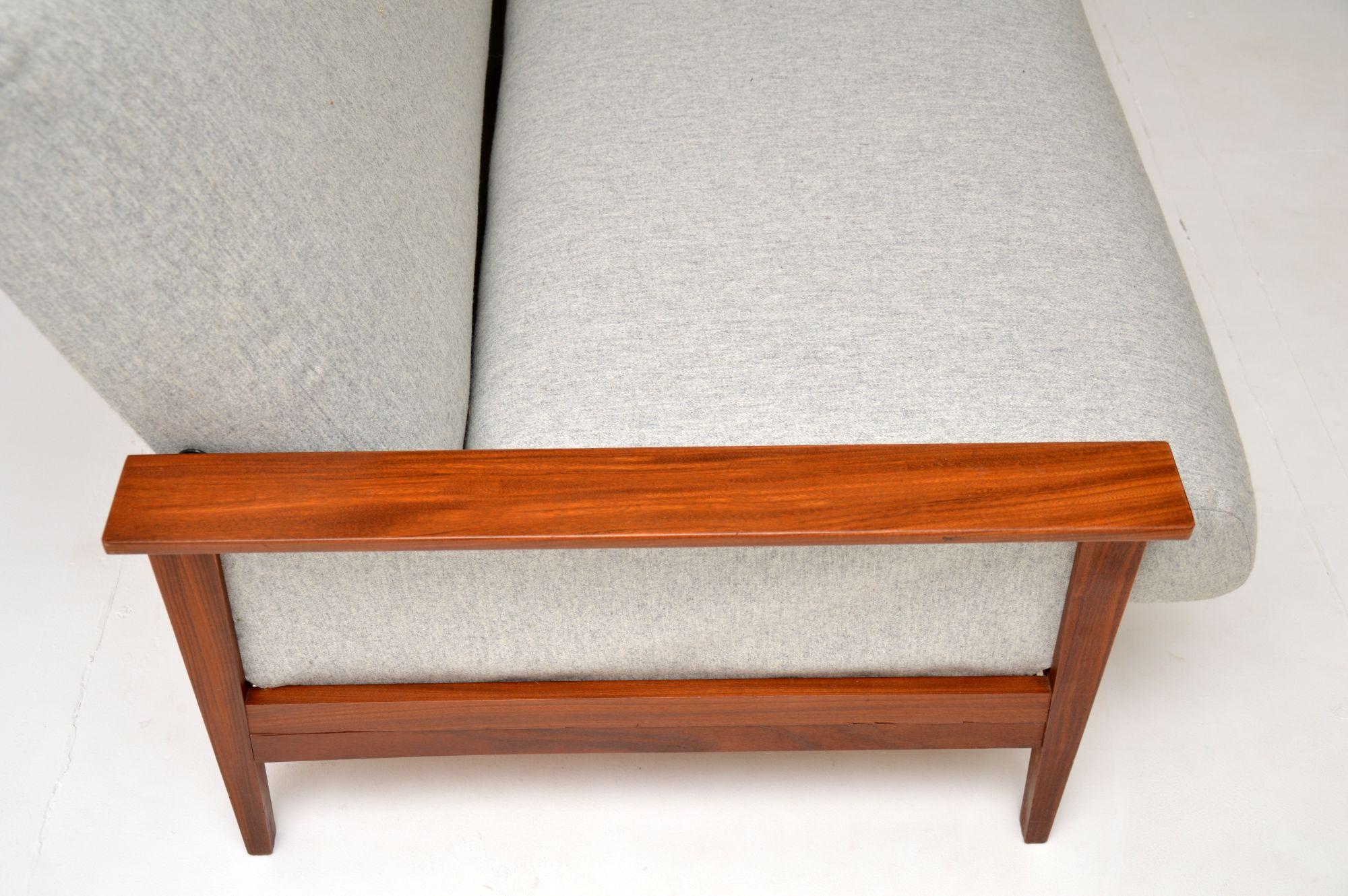 Wool 1960's Vintage Afromosia Sofa Bed by G Plan
