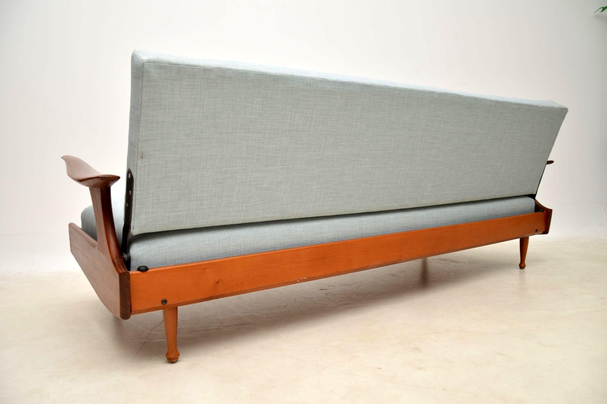 1960s Vintage Afromosia Sofa Bed by Greaves & Thomas 2