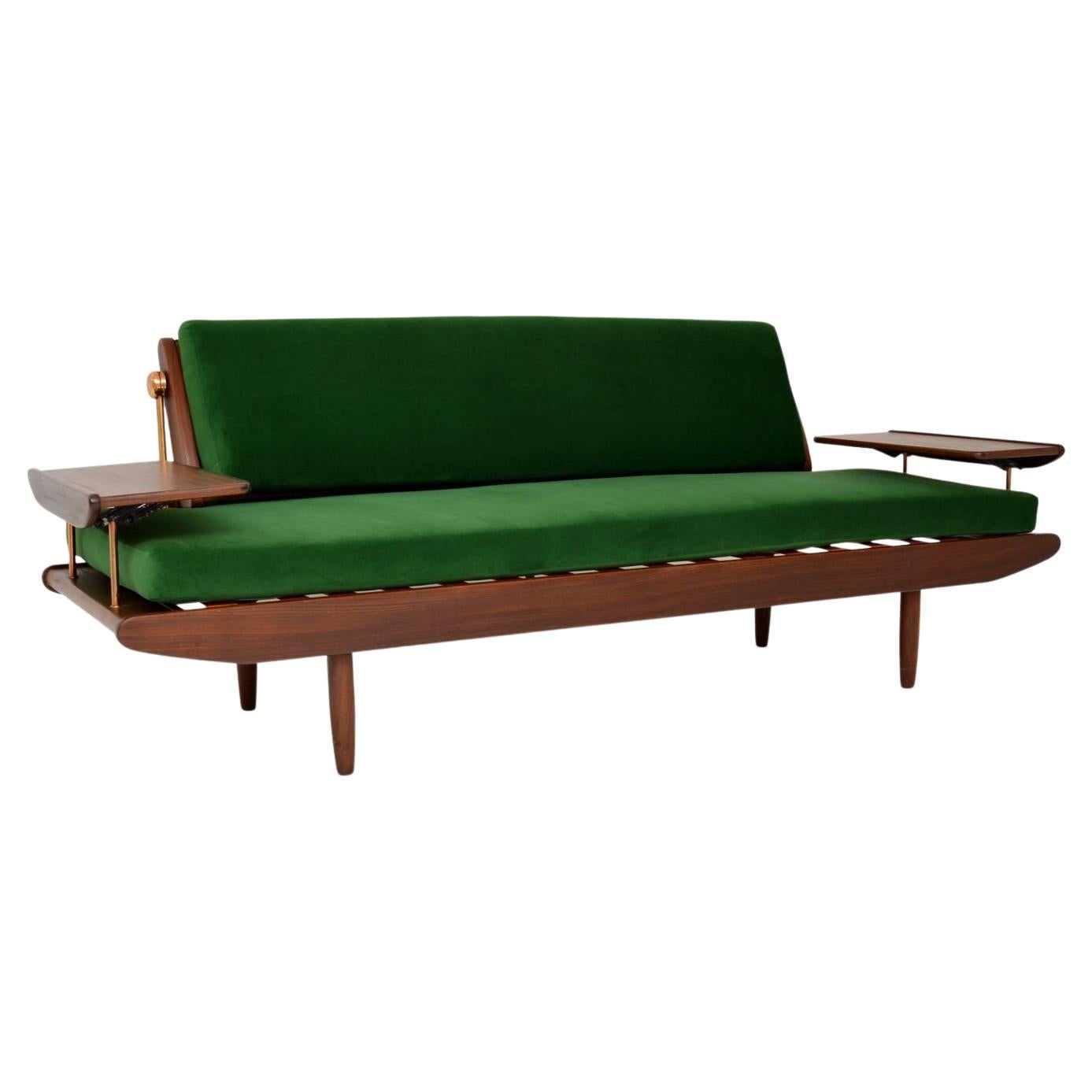 1960's Vintage Afromosia Sofa Bed by Toothill at 1stDibs