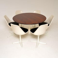 Table et chaises de salle à manger Arkana Tulip vintage des années 1960
