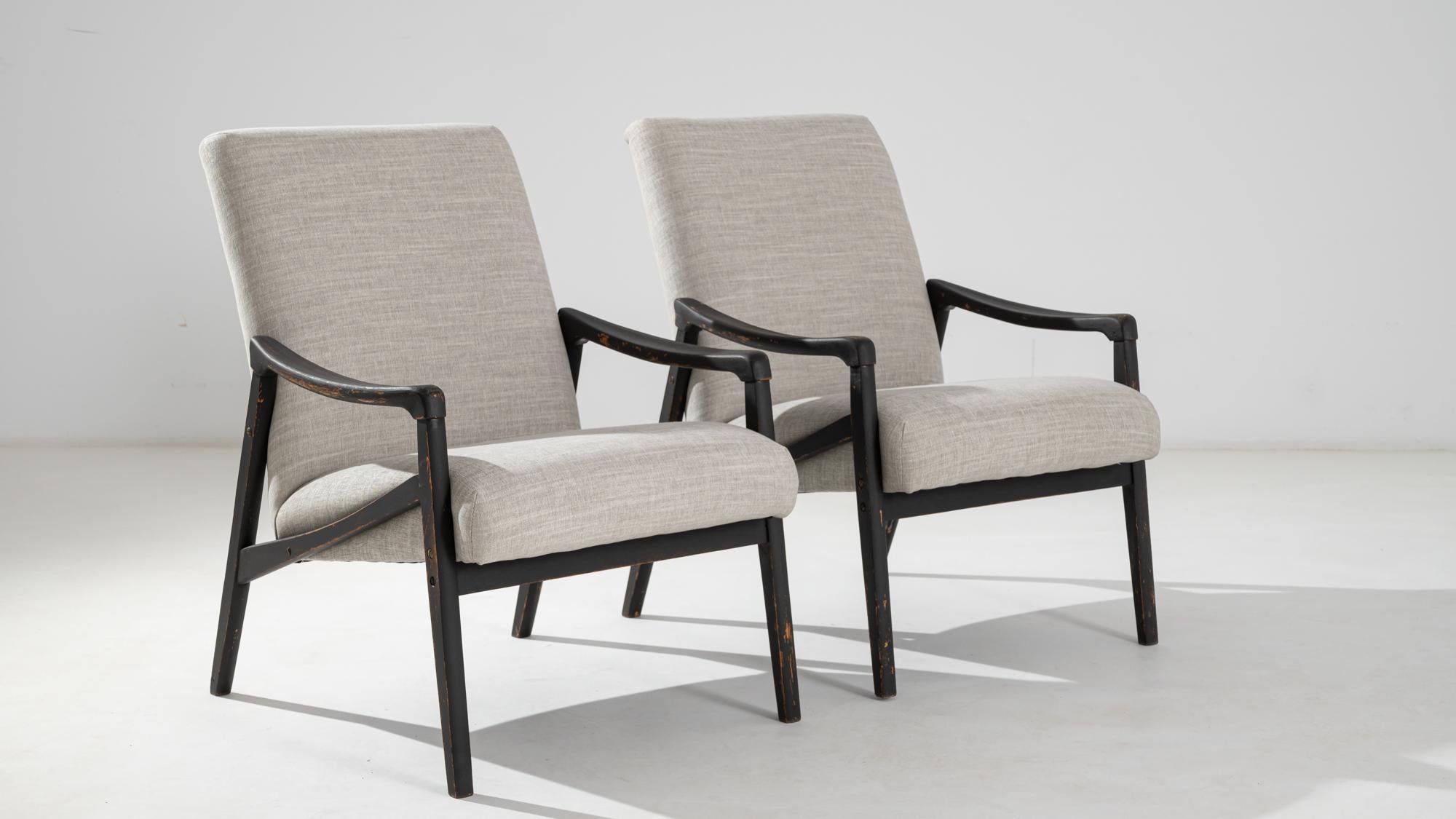 1960s Vintage Armchairs by Jiri Jiroutek, Pair For Sale 3