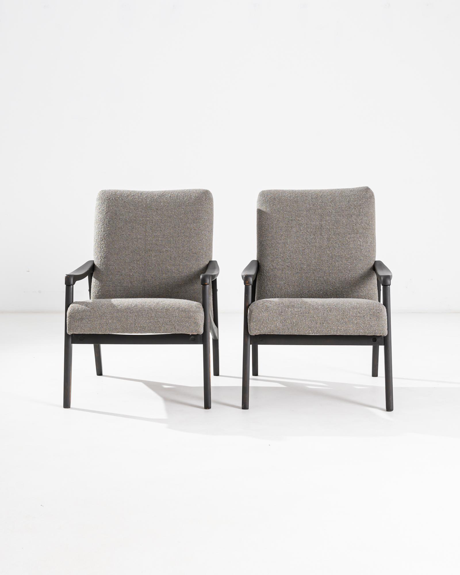 1960s Vintage Armchairs by Jiri Jiroutek, Pair In Good Condition For Sale In High Point, NC