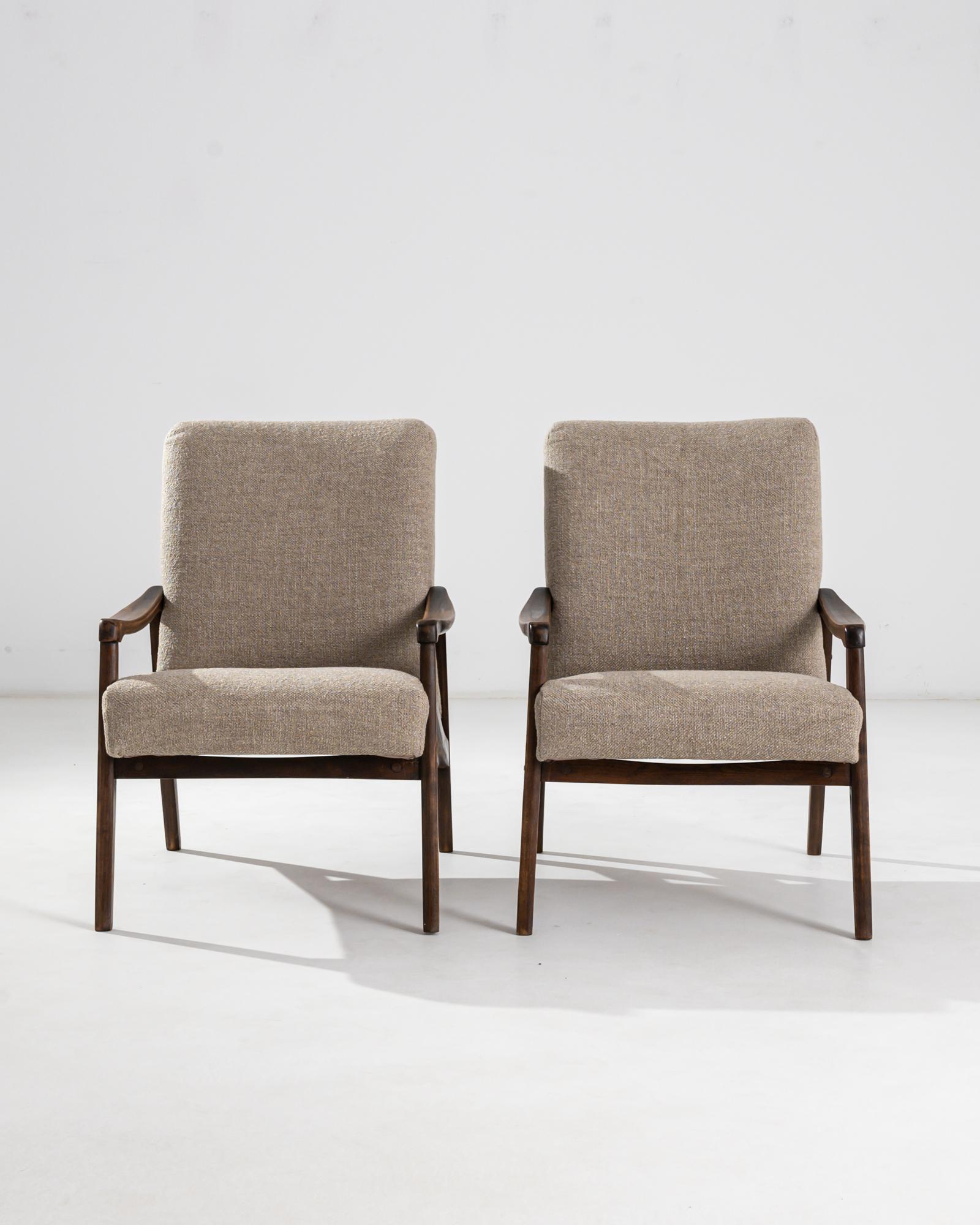 1960s Vintage Armchairs by Jiri Jiroutek, Pair In Good Condition For Sale In High Point, NC