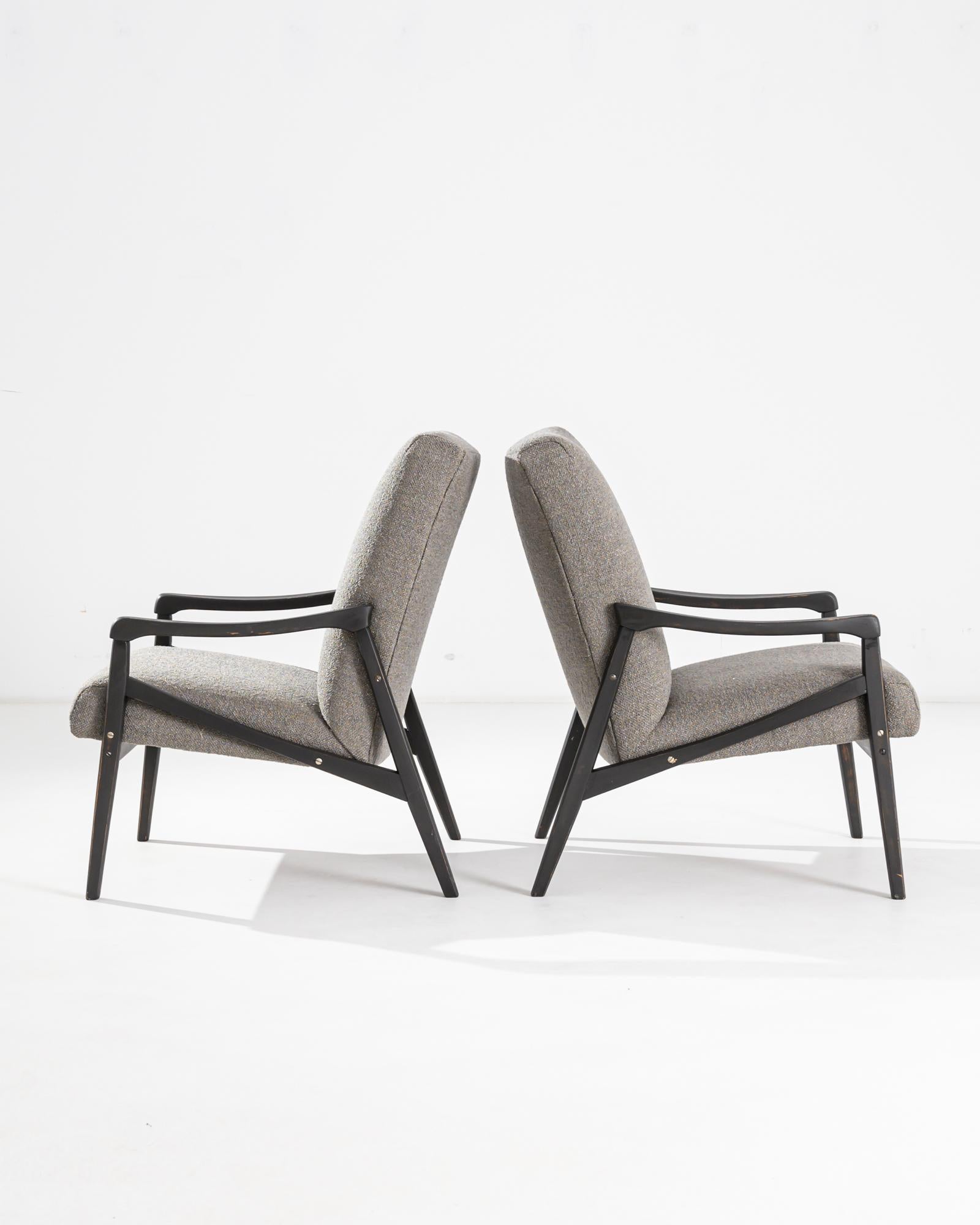Mid-20th Century 1960s Vintage Armchairs by Jiri Jiroutek, Pair For Sale
