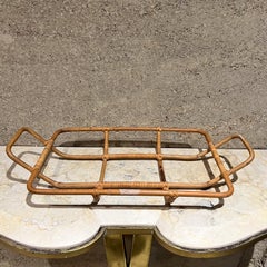 1960s Vintage Bamboo and Rattan Service Tray Kaj Franck Scandinavian Mod
