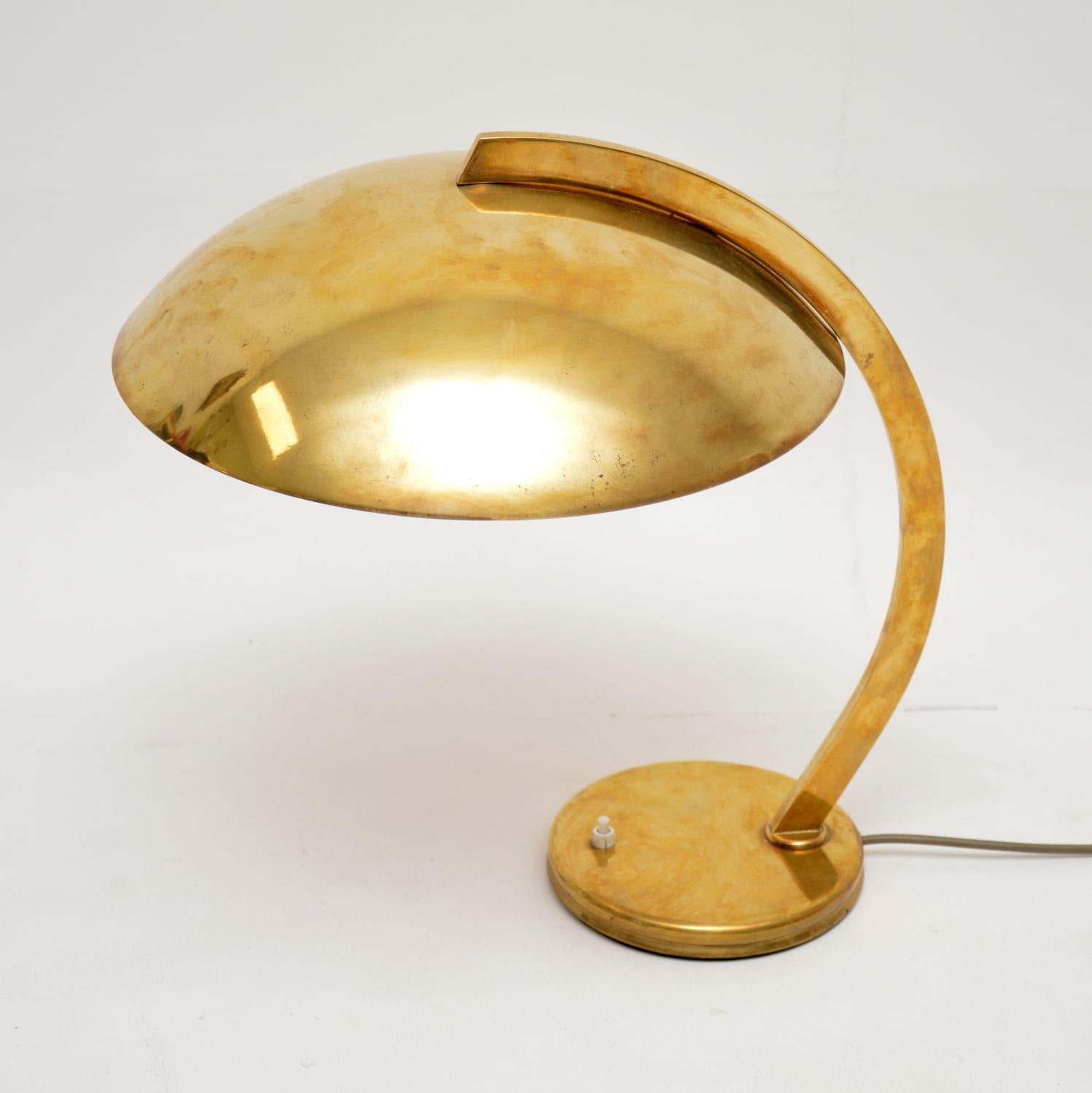 German 1960's Vintage Bauhaus Desk Lamp by Egon Hillebrand