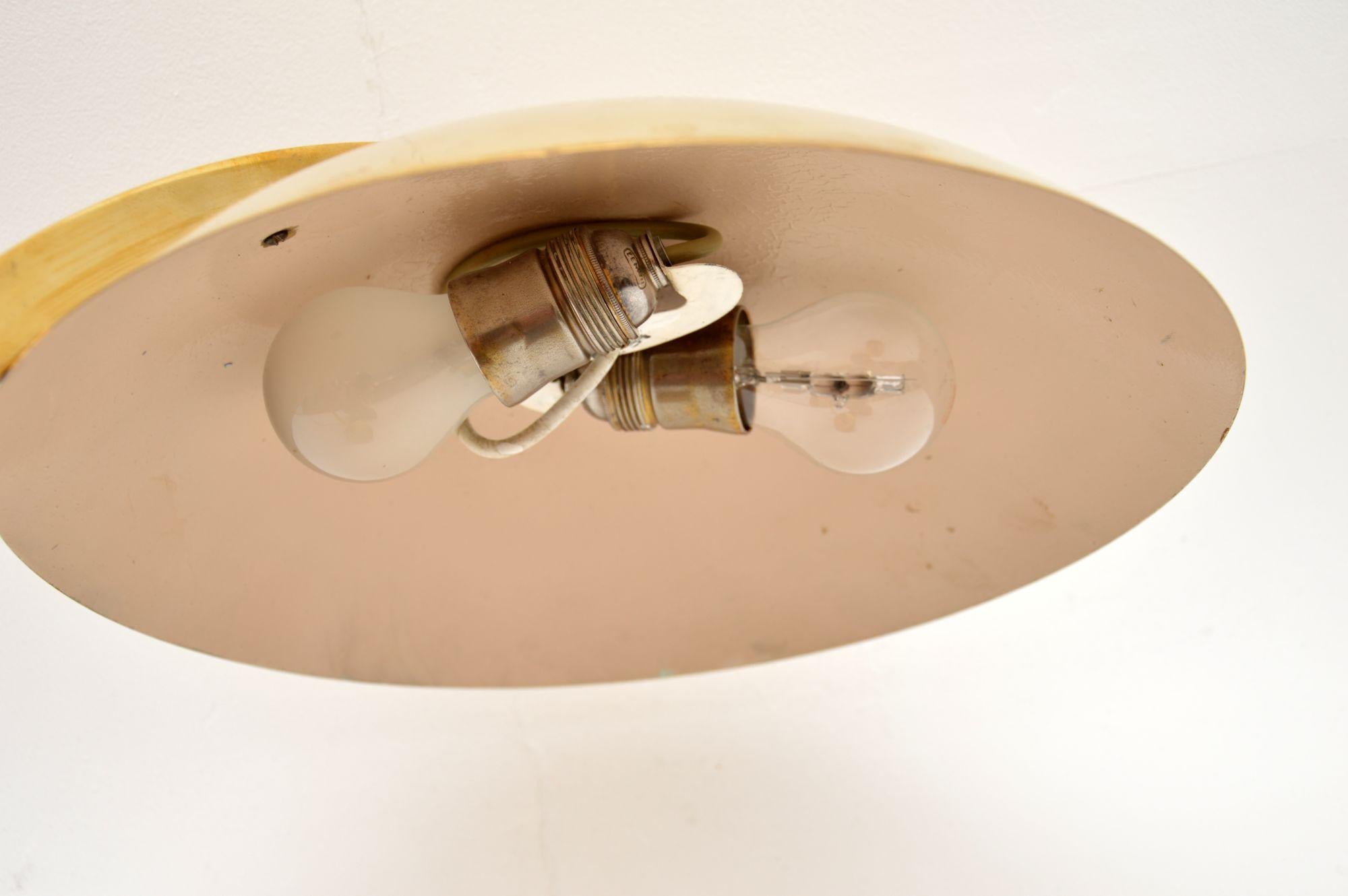 Brass 1960's Vintage Bauhaus Desk Lamp by Egon Hillebrand