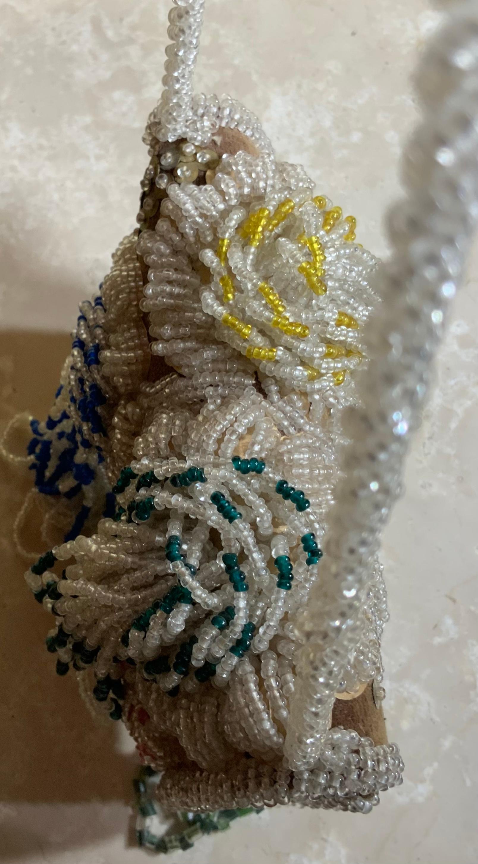 1960er Jahre Vintage Perlenbesetzte Tasche im Angebot 8