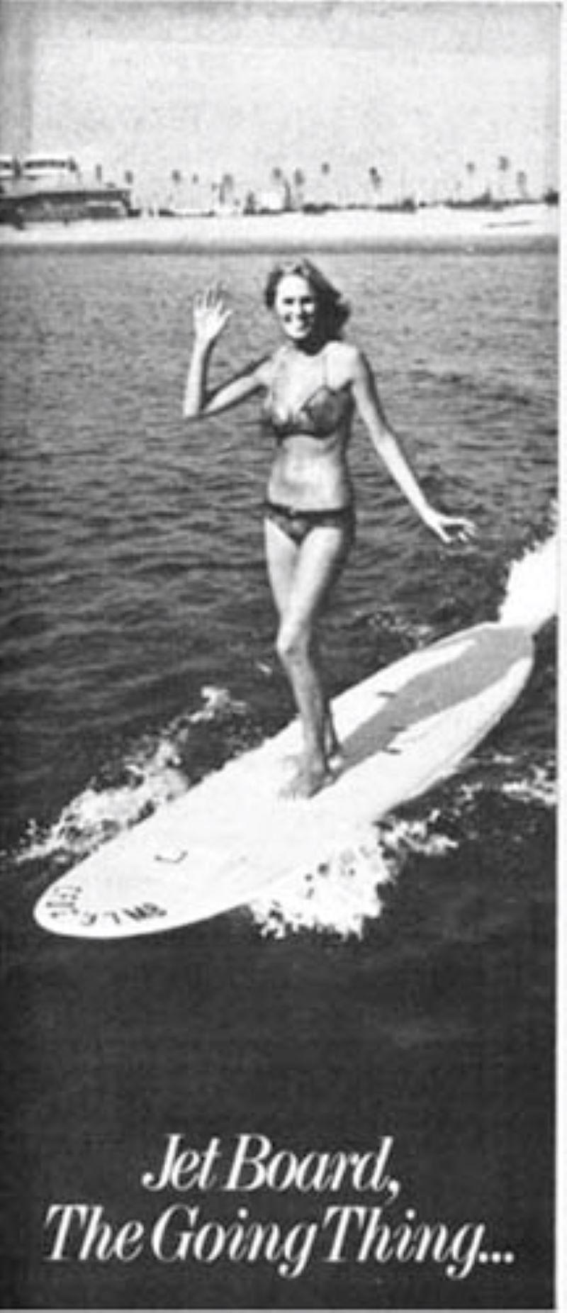 1960s Vintage Bloomingdale Jetboard Surfboard