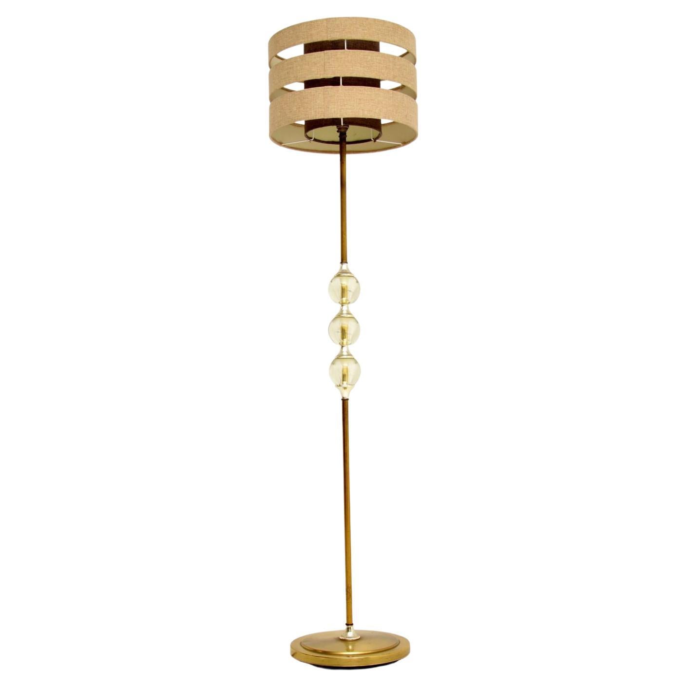 brass gooseneck floor lamp