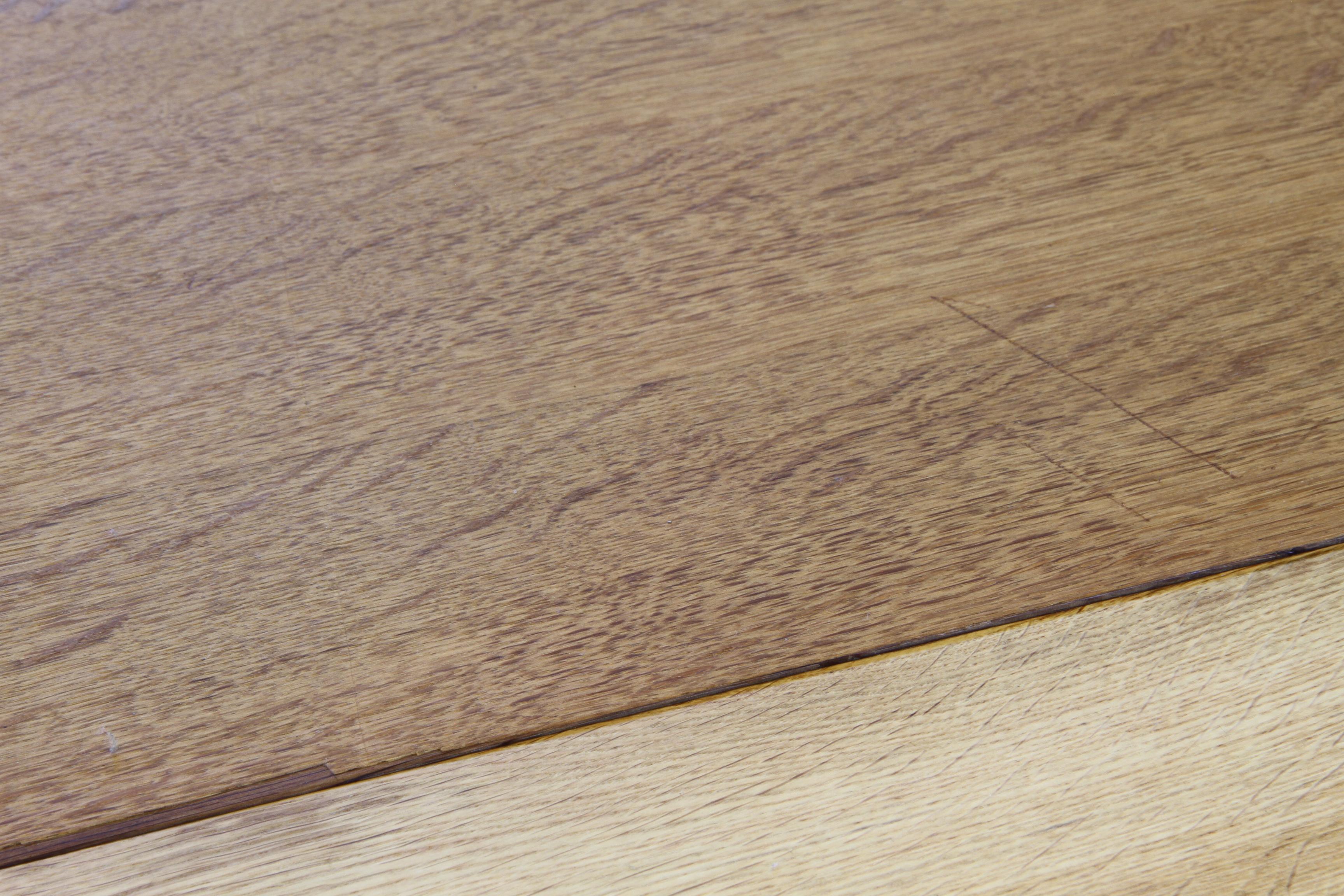 1960s Vintage Brutalist Danish Extending Oak Dining table style Henning Kjærnulf For Sale 10