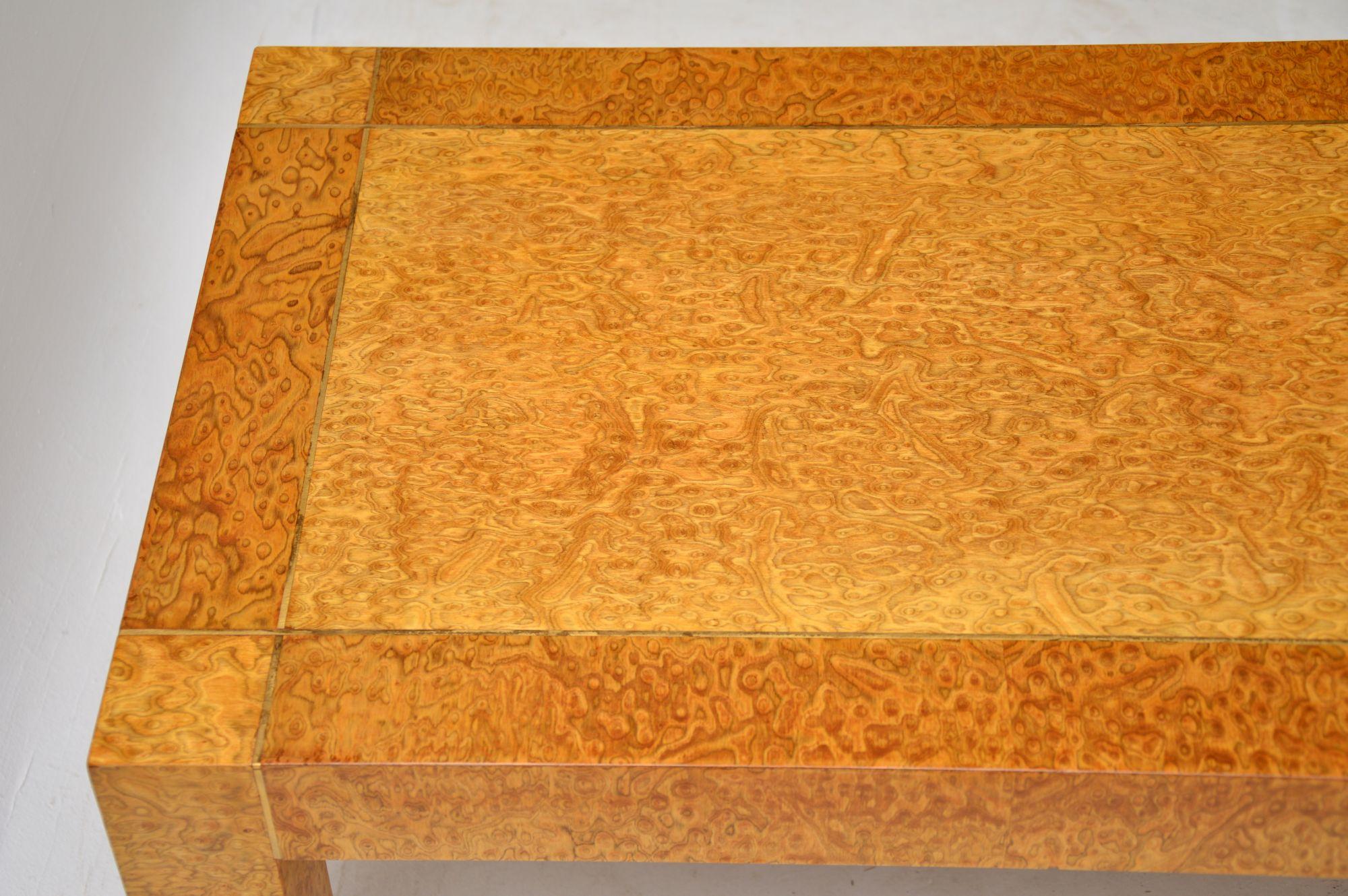 Inlay 1960s Vintage Burr Elm Coffee Table by RA Bird for G-Plan