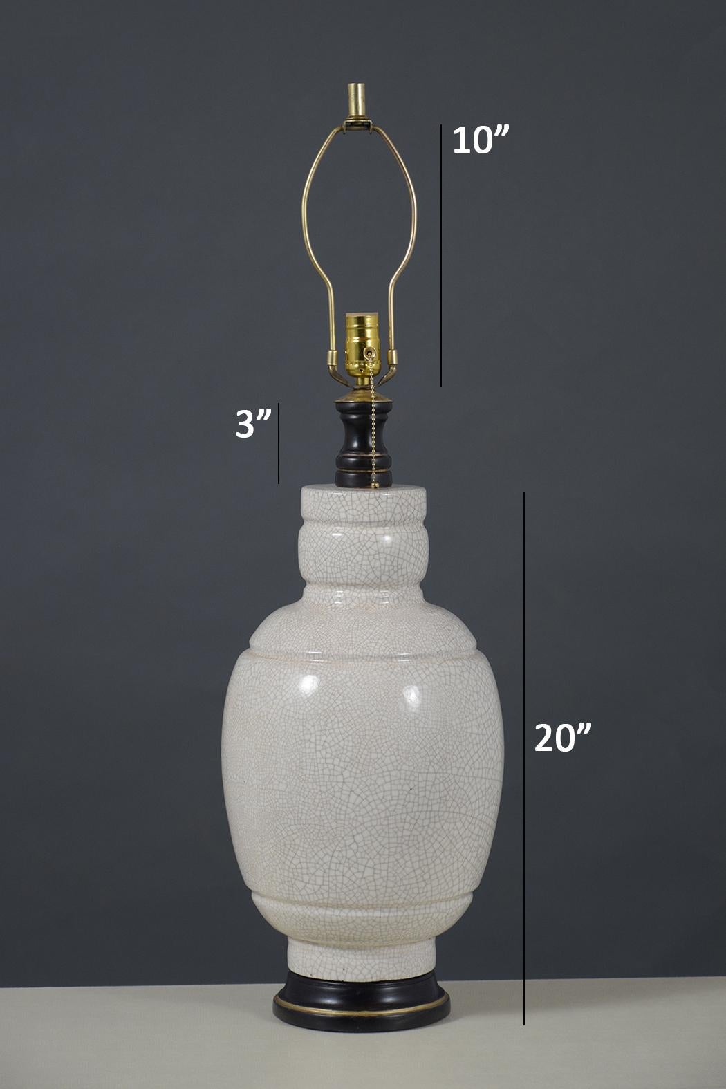 Américain Lampes de table en céramique des années 1960 : L'Elegance restaurée rencontre le Modernity Chic en vente