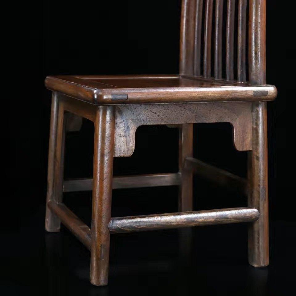 Silla china vintage de madera de los años 60 5