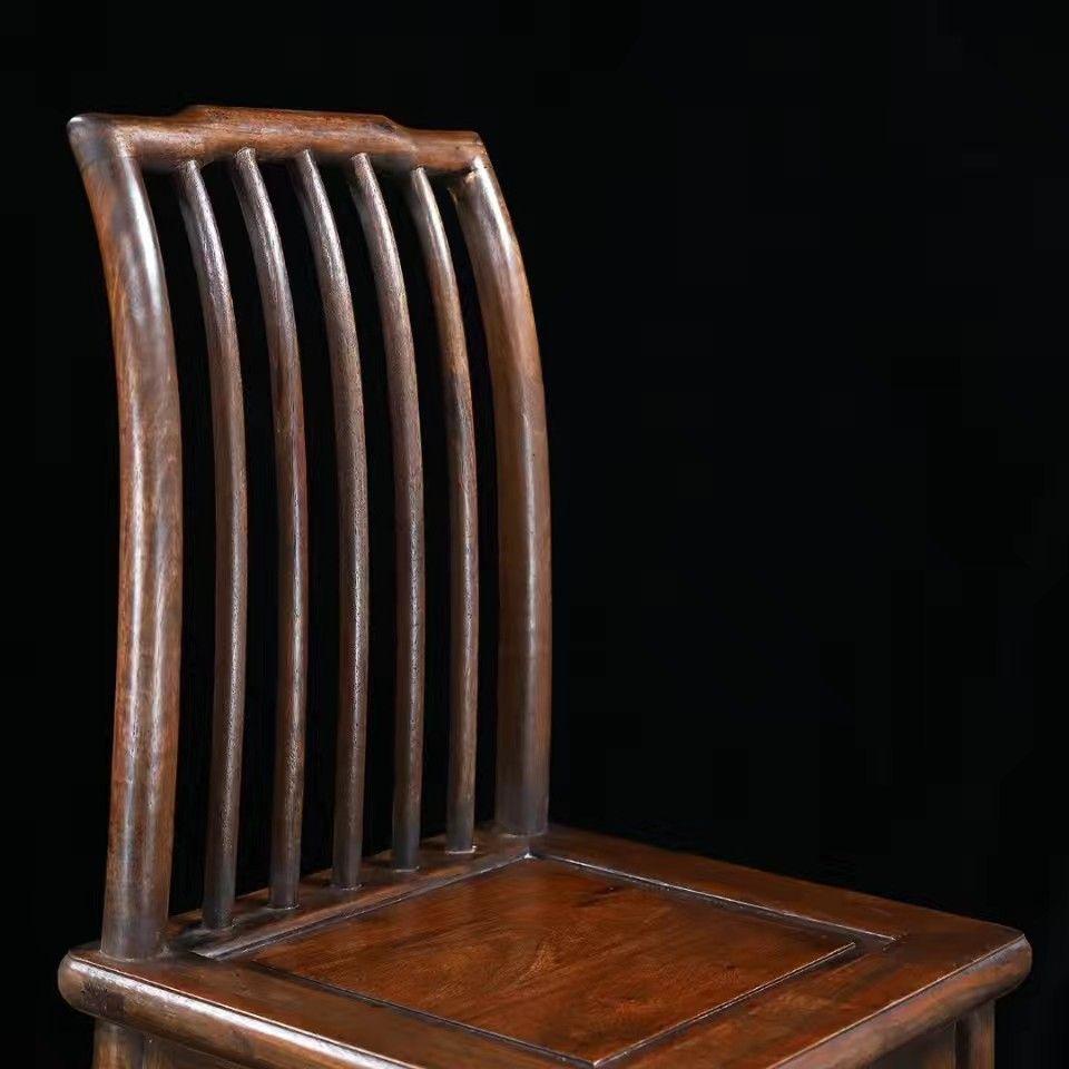 Silla china vintage de madera de los años 60 1