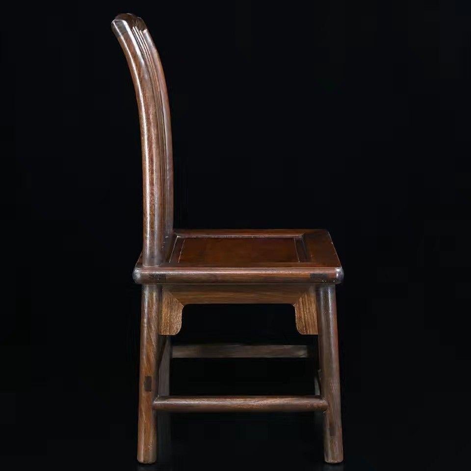 Silla china vintage de madera de los años 60 2