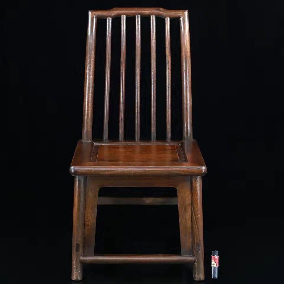 Silla china vintage de madera de los años 60 4