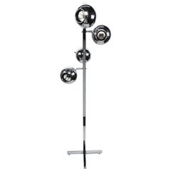 1960s Vintage Chrome Eyeball Floor Lamp