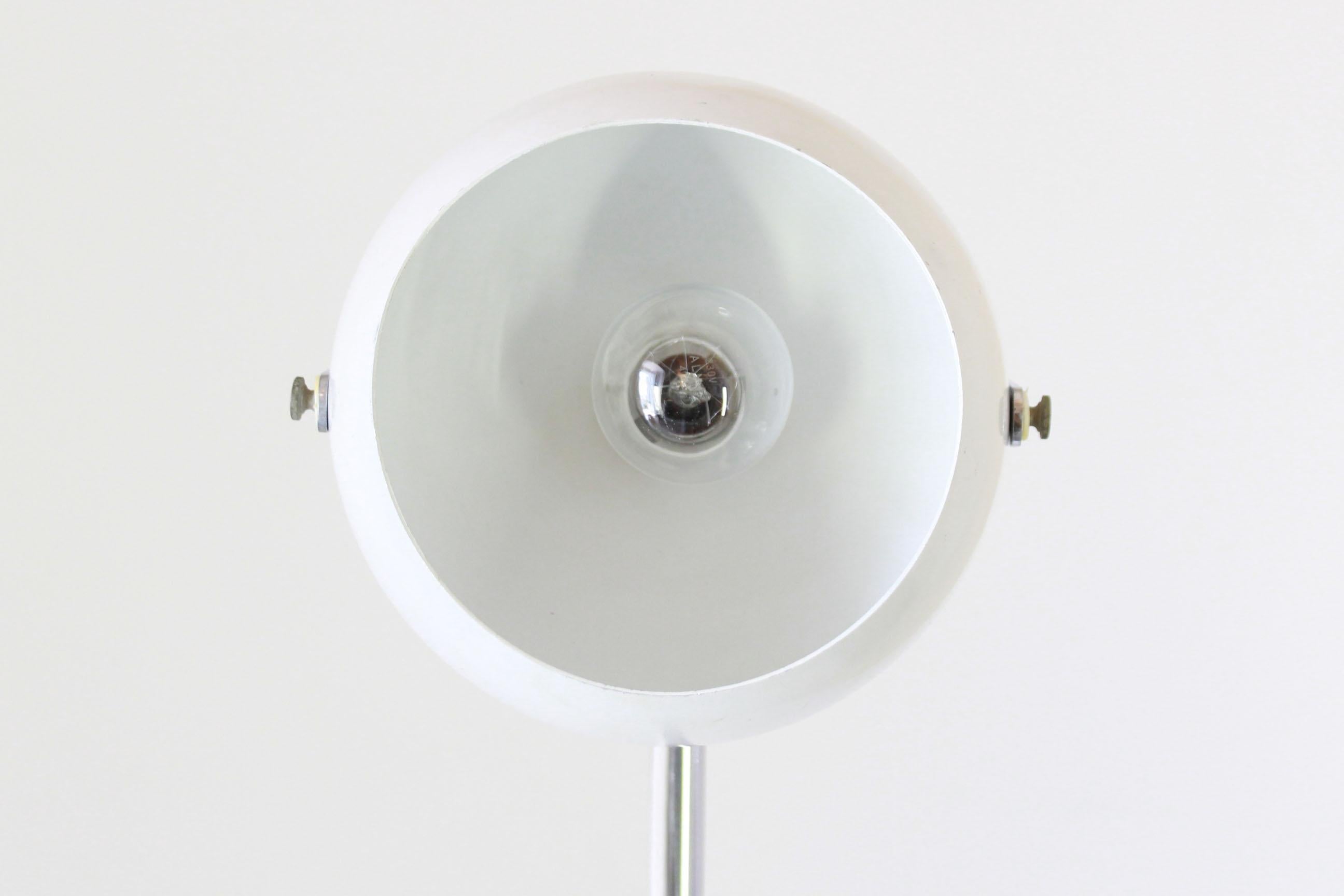 1960s Vintage White Floor Lamp by Reggiani 2