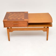 Table à jeux / café vintage des années 1960