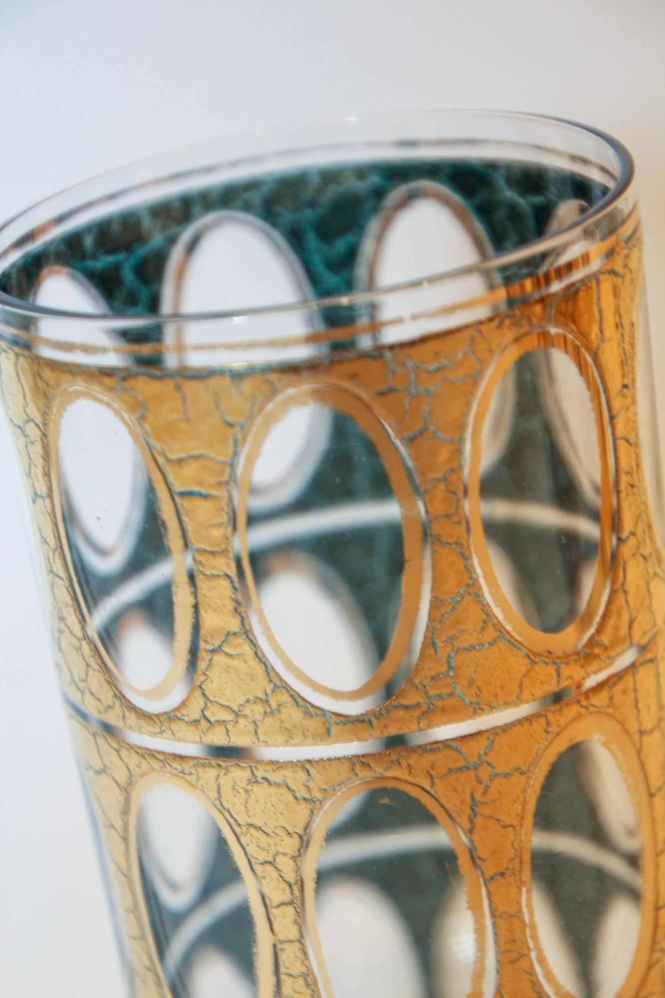 Art Glass 1960s Vintage Culver 