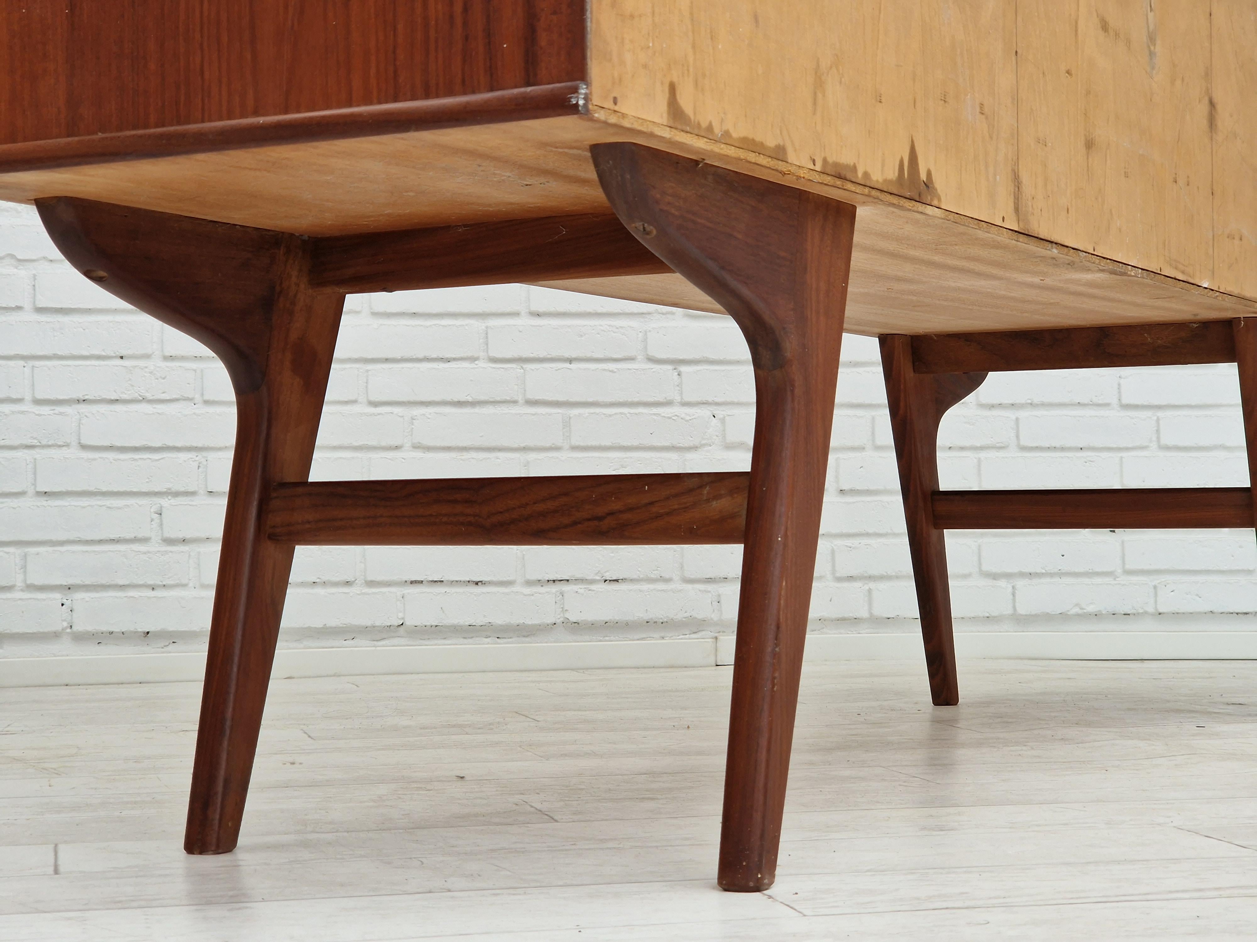 1960s, Vintage Danish Cabinet-Chest, Teak Wood For Sale 4