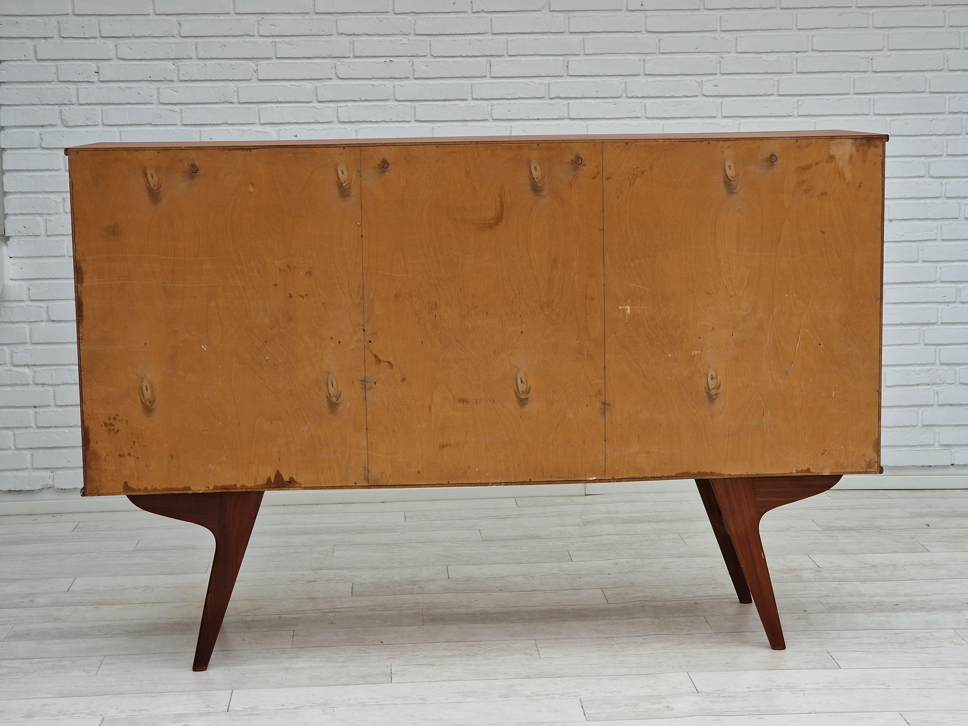 1960s, Vintage Danish Cabinet-Chest, Teak Wood For Sale 6