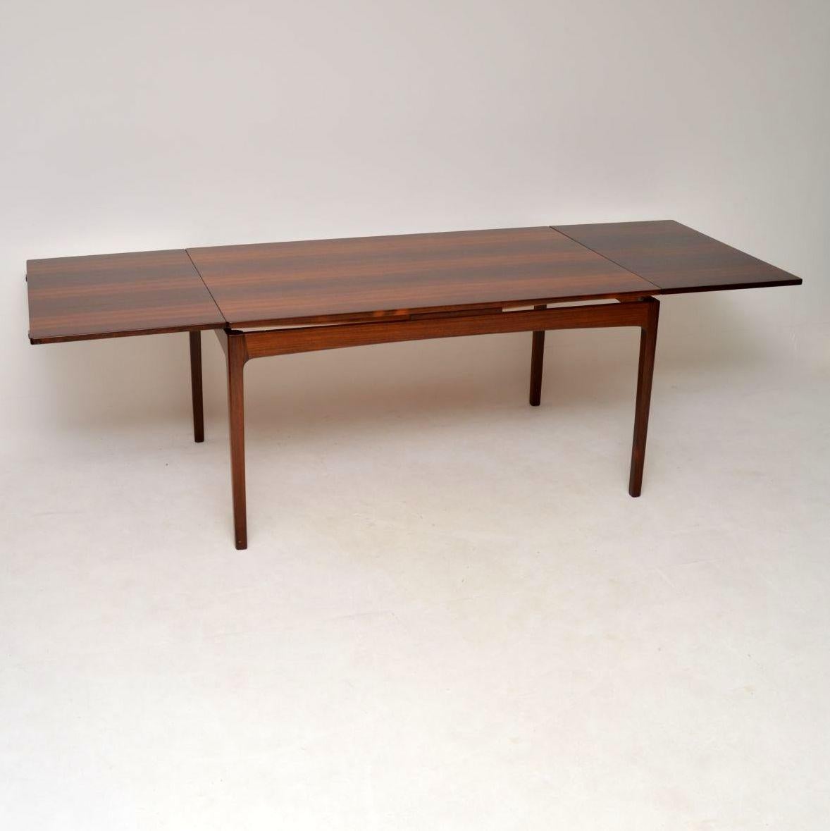 1960s Vintage Danish Dining Table by Bordum & Nielsen In Good Condition In London, GB