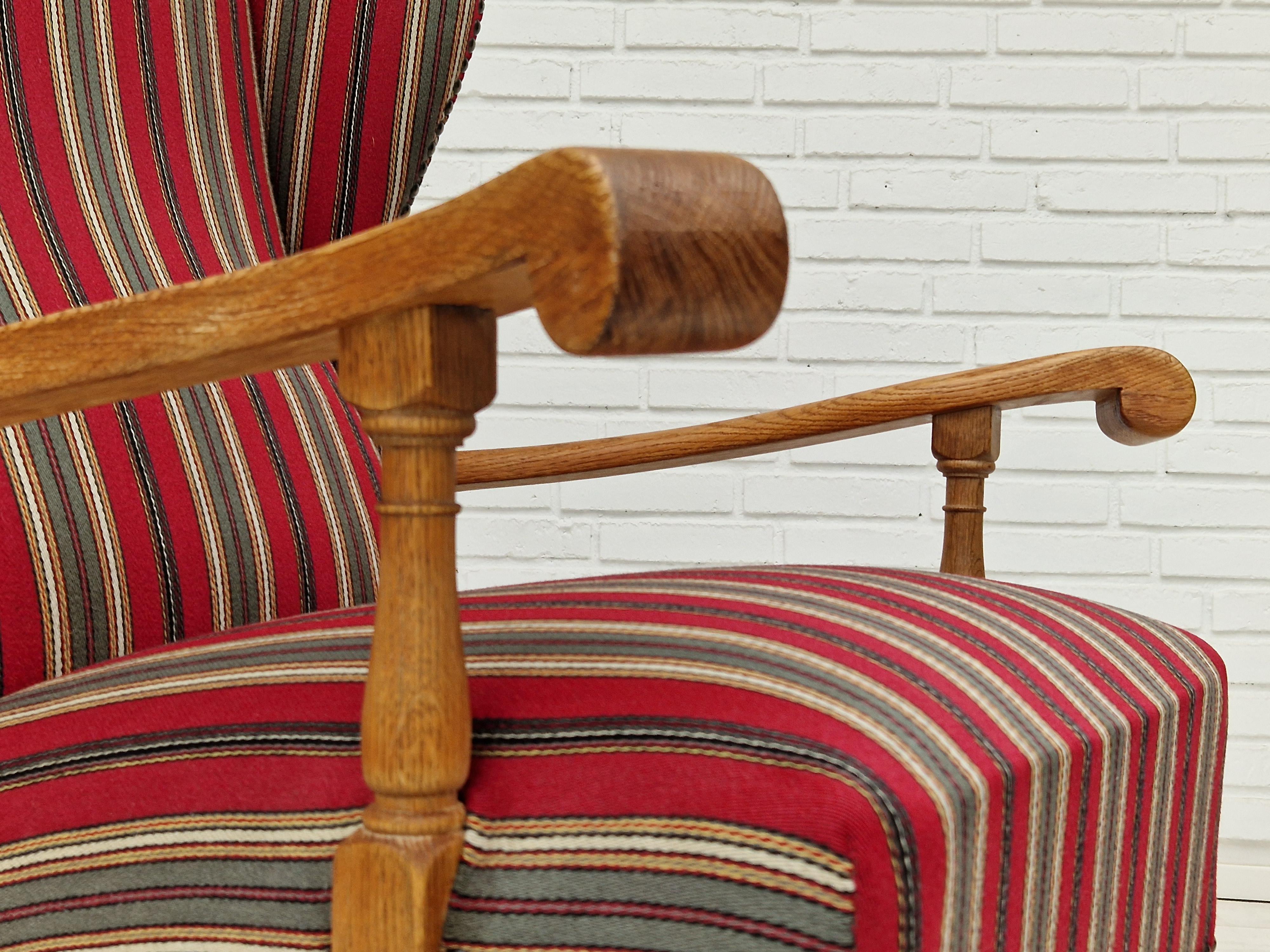 Paire de chaises de détente danoises vintage des années 1960, état d'origine en vente 3