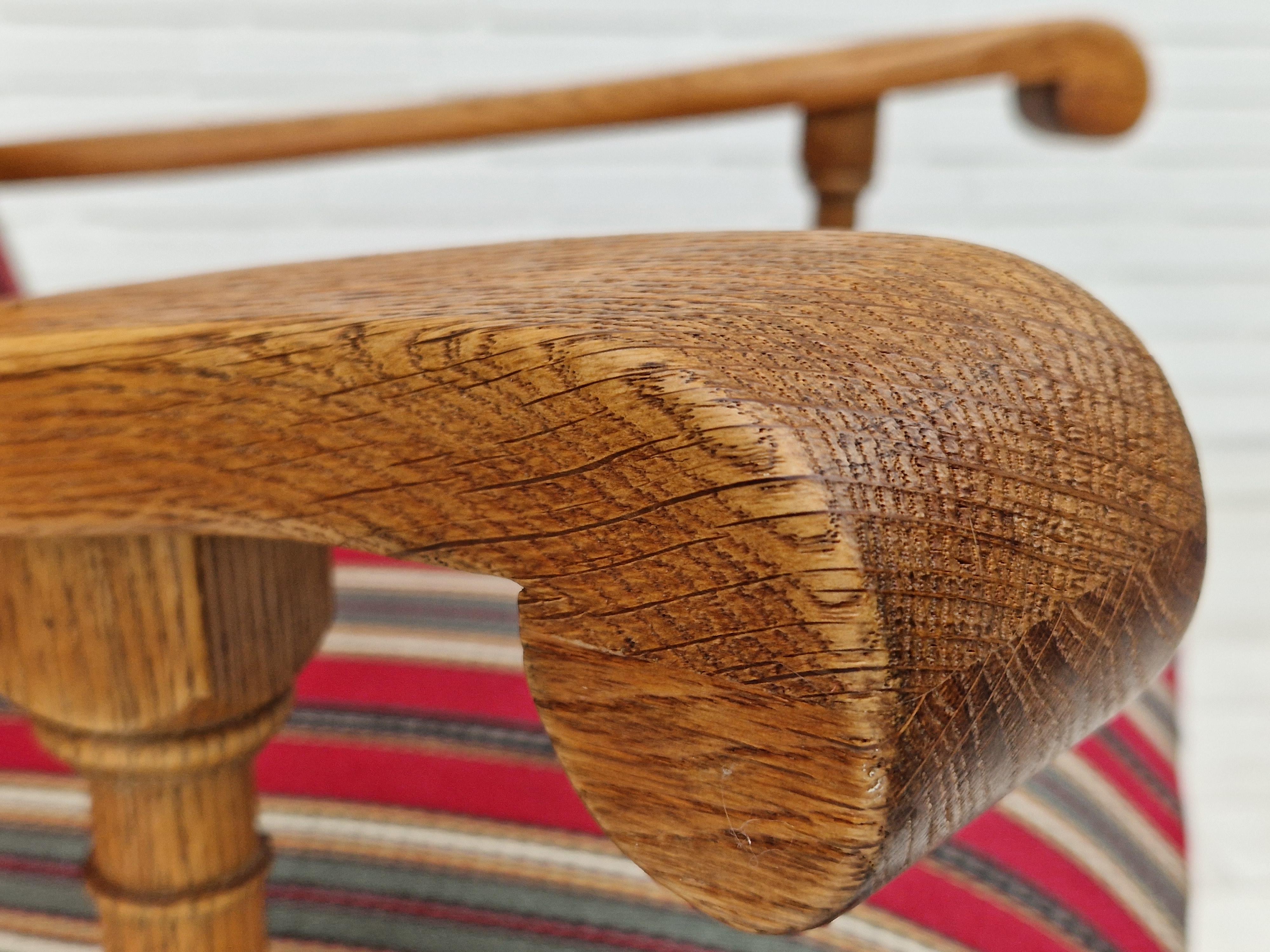 Paire de chaises de détente danoises vintage des années 1960, état d'origine en vente 4