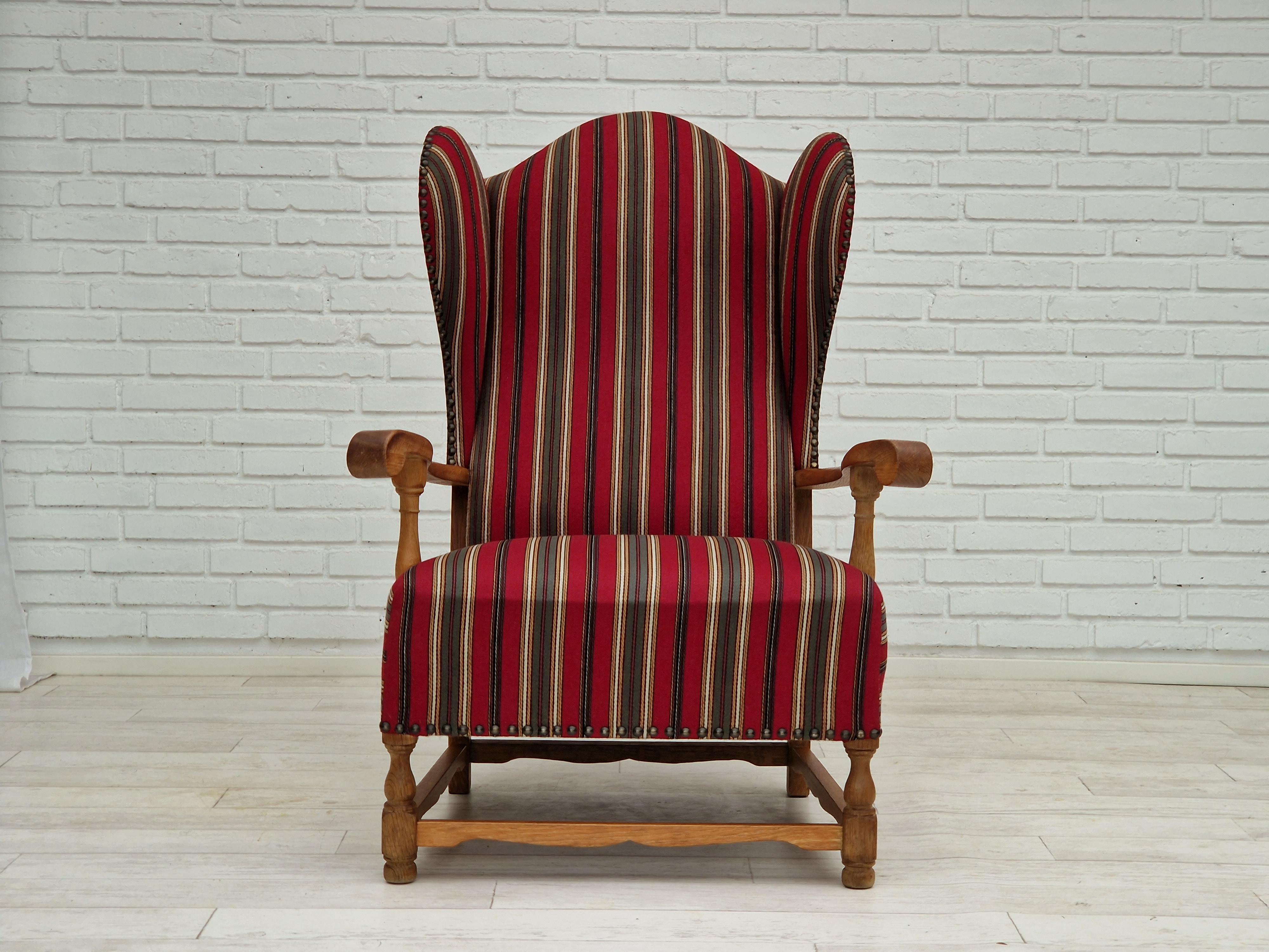 Danois Paire de chaises de détente danoises vintage des années 1960, état d'origine en vente