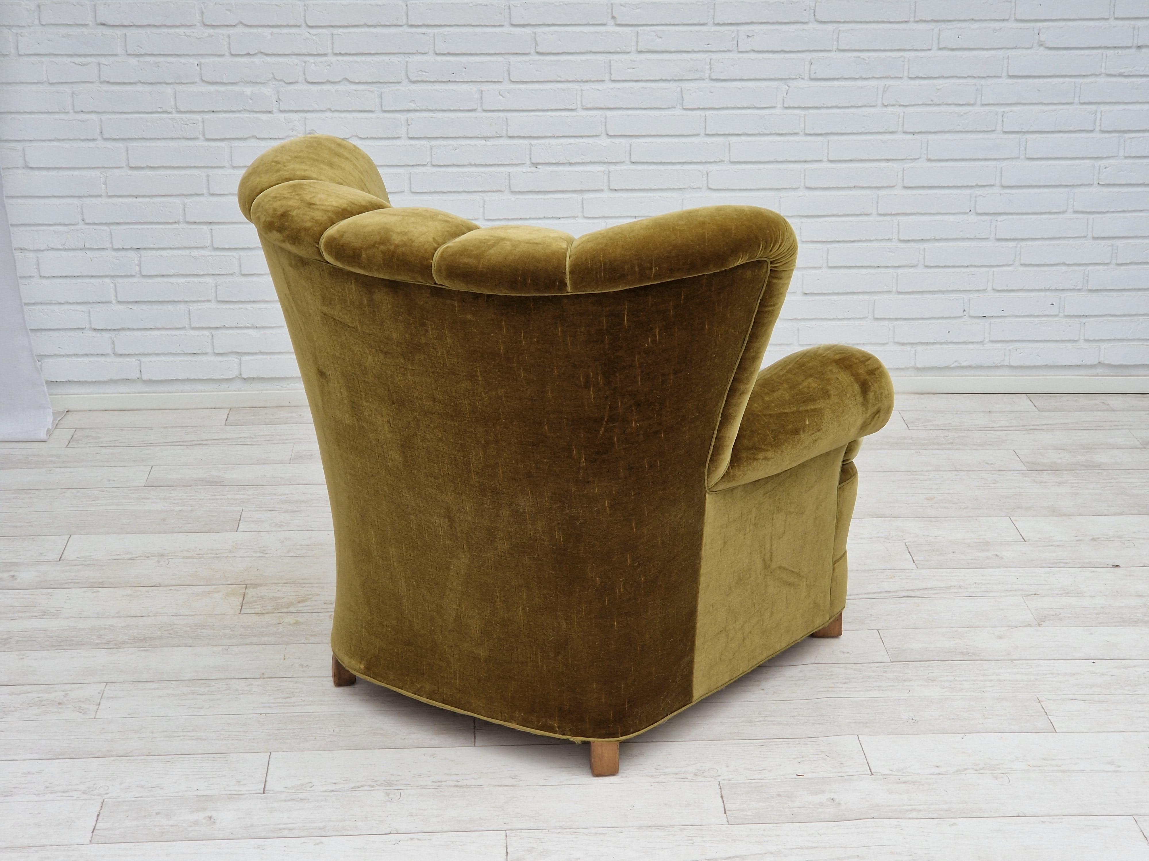 1960s, Vintage Danish Relax Chair, Original Condition 2