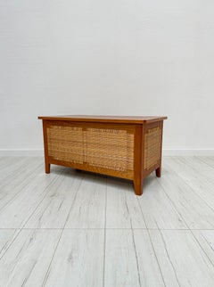 Panca-cassapanca vintage danese in teak degli anni ’60, di Kai Winding Poul Hundevad