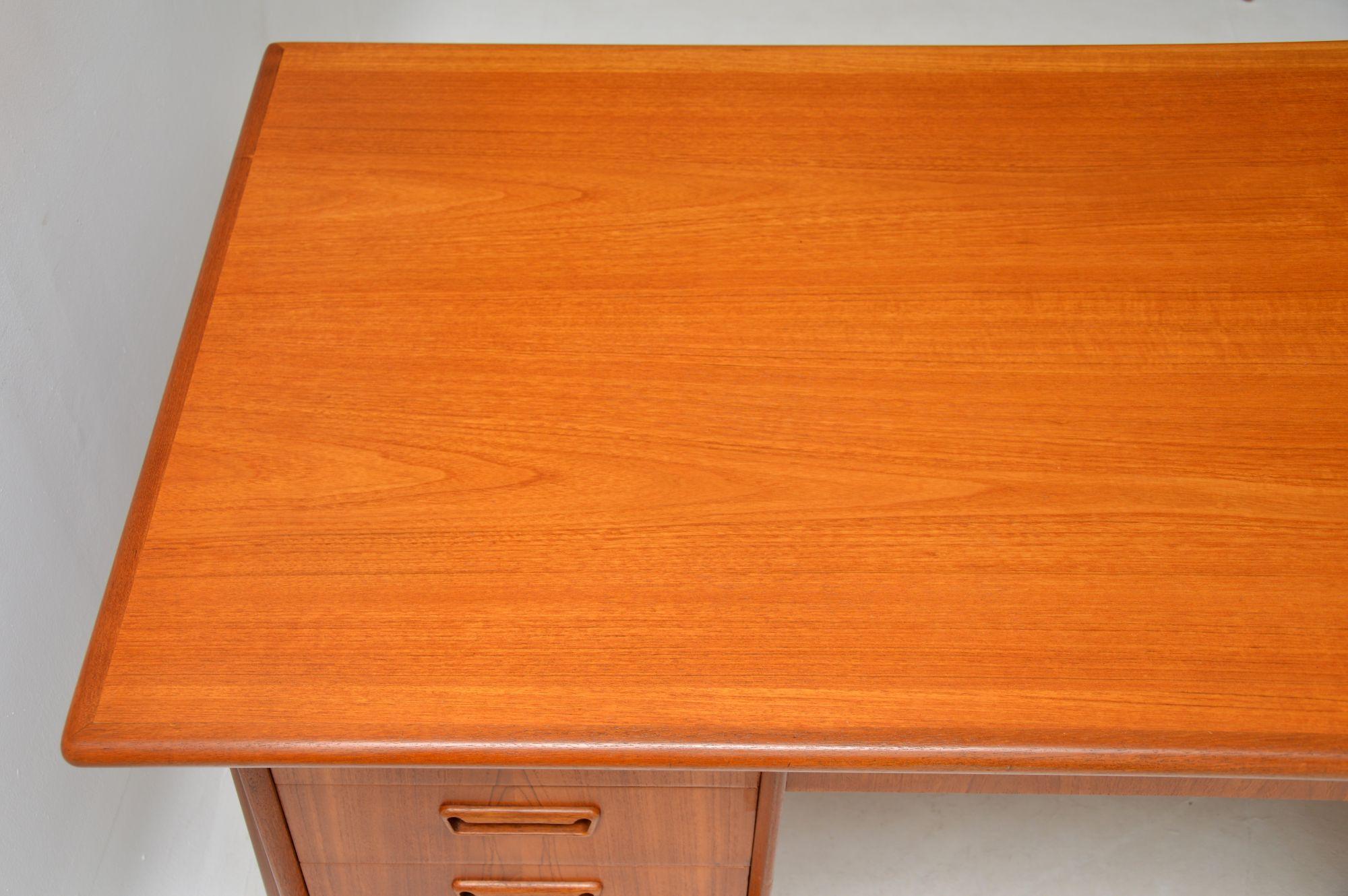 Mid-20th Century 1960’s Vintage Danish Teak Desk by Tibergaard