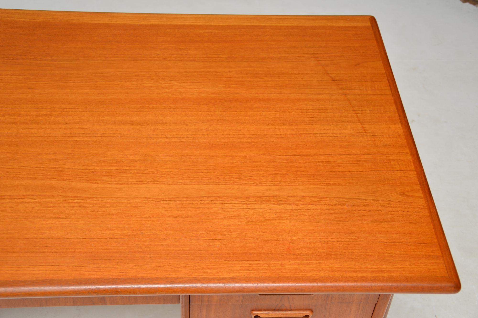 1960’s Vintage Danish Teak Desk by Tibergaard 1
