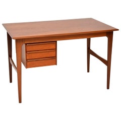 1960s Vintage Danish Teak Desk