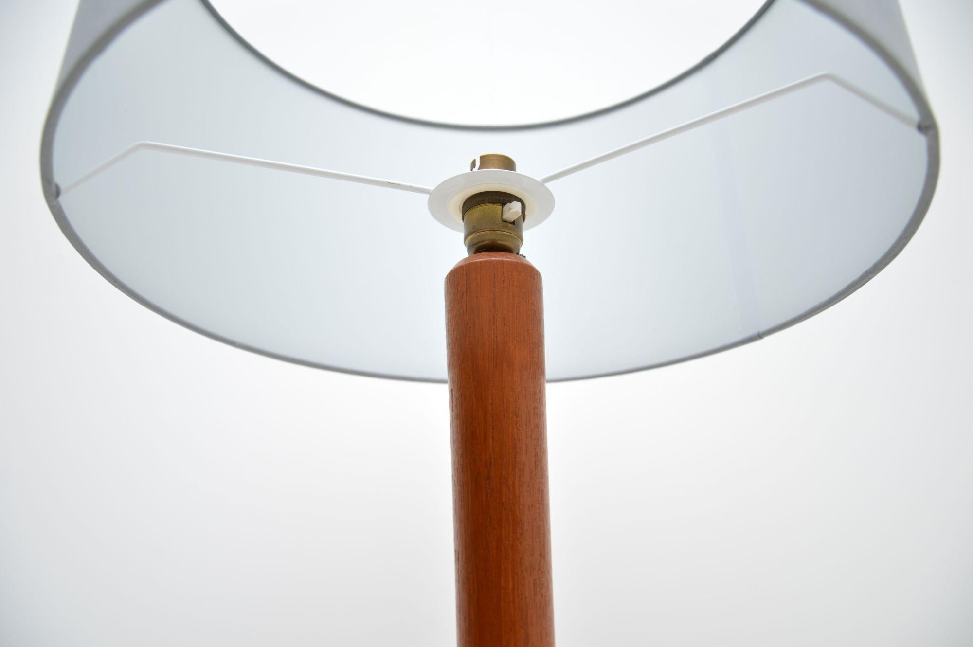Mid-Century Modern 1960’s Vintage Danish Teak Floor Lamp