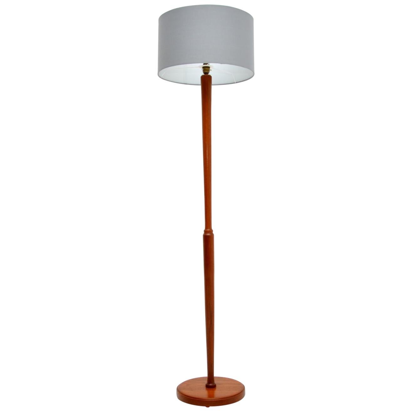 1960s Danish Modern Teak TripodLeg Floor Lamp at 1stDibs