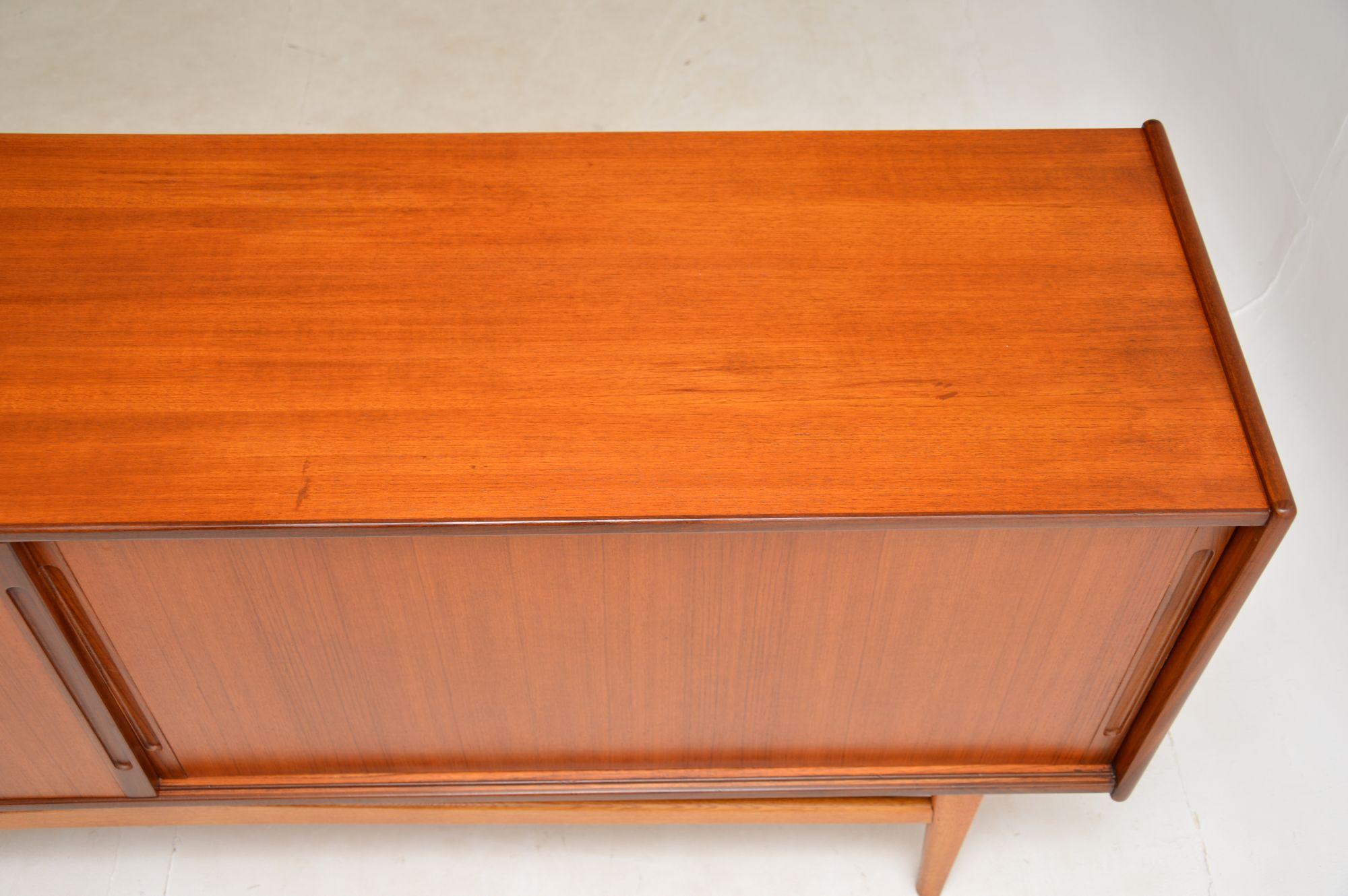 1960s Vintage Danish Teak Sideboard For Sale 3