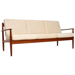 1960s Vintage Danish Teak Sofa by Grete Jalk 1960s Vintage Danish Teak Sofa by Grete Jalk