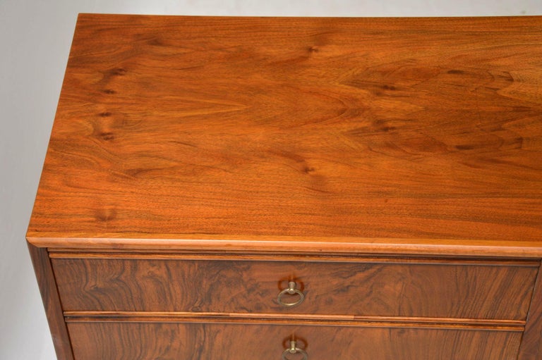 1960s Vintage Danish Walnut Chest Of Drawers At 1stdibs