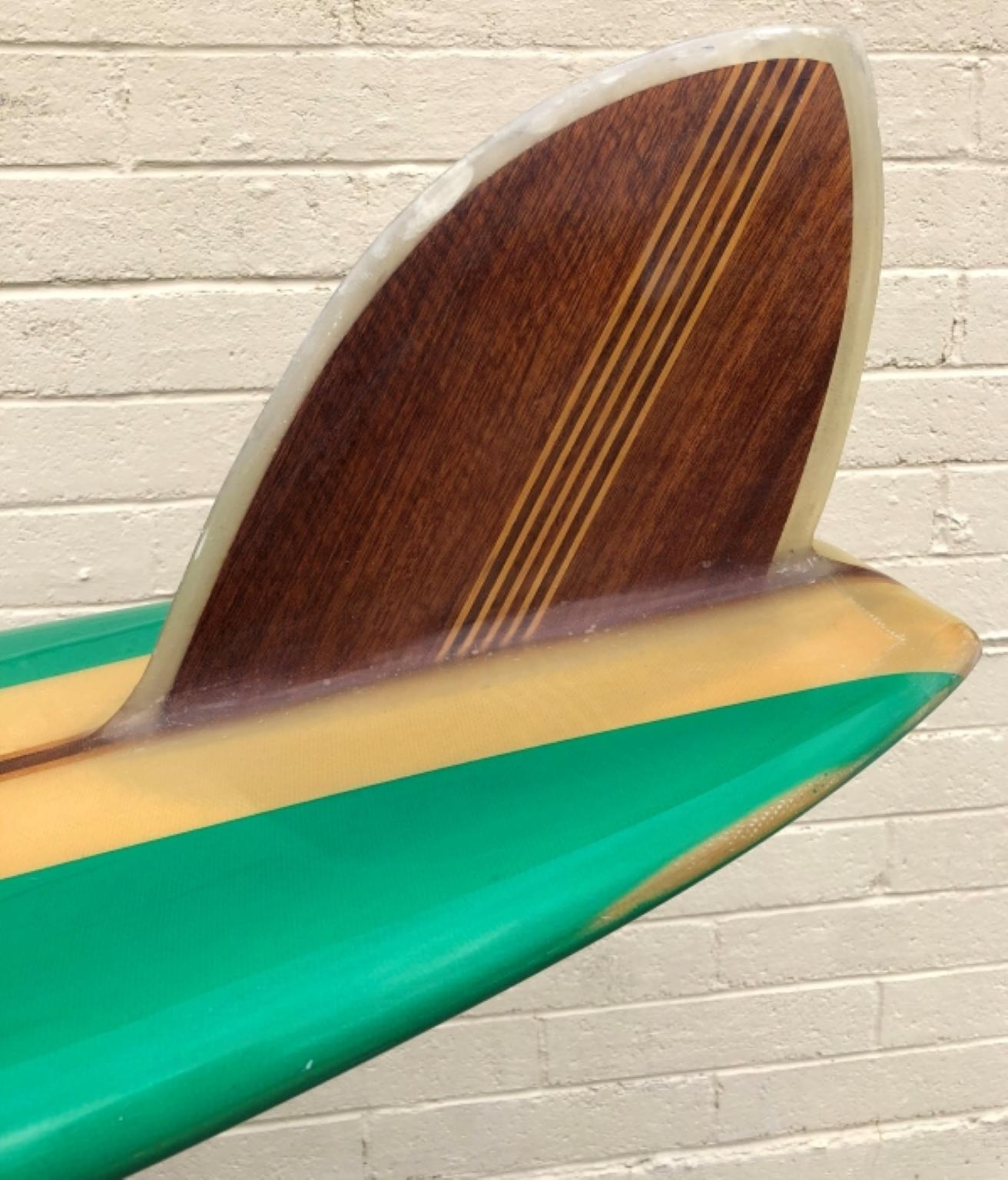 1960s Vintage Dave Sweet Custom Longboard In Good Condition In Haleiwa, HI