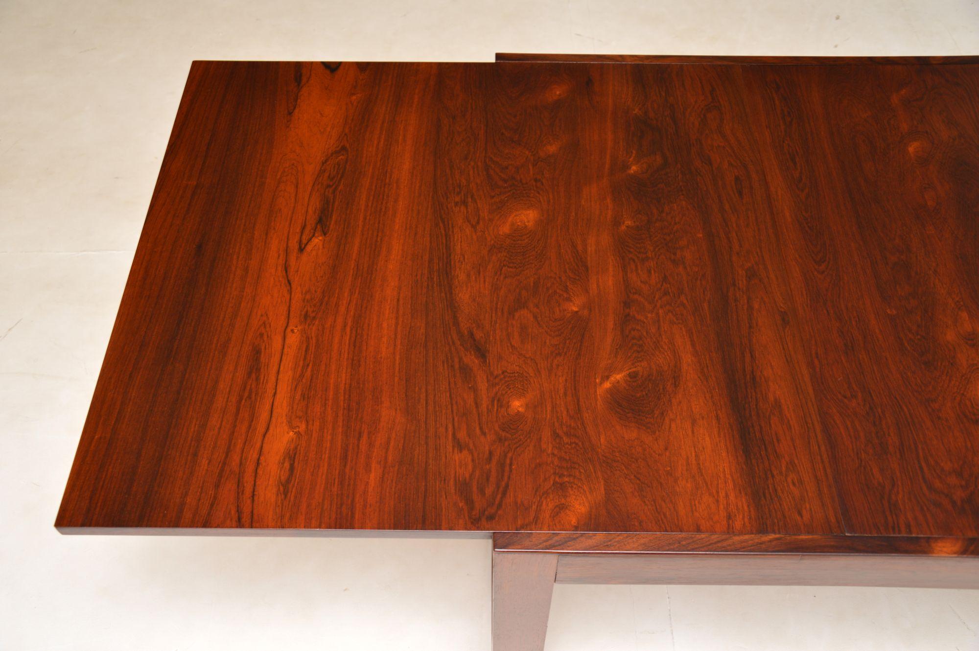 Wood 1960s Vintage Dining Table by Uniflex For Sale